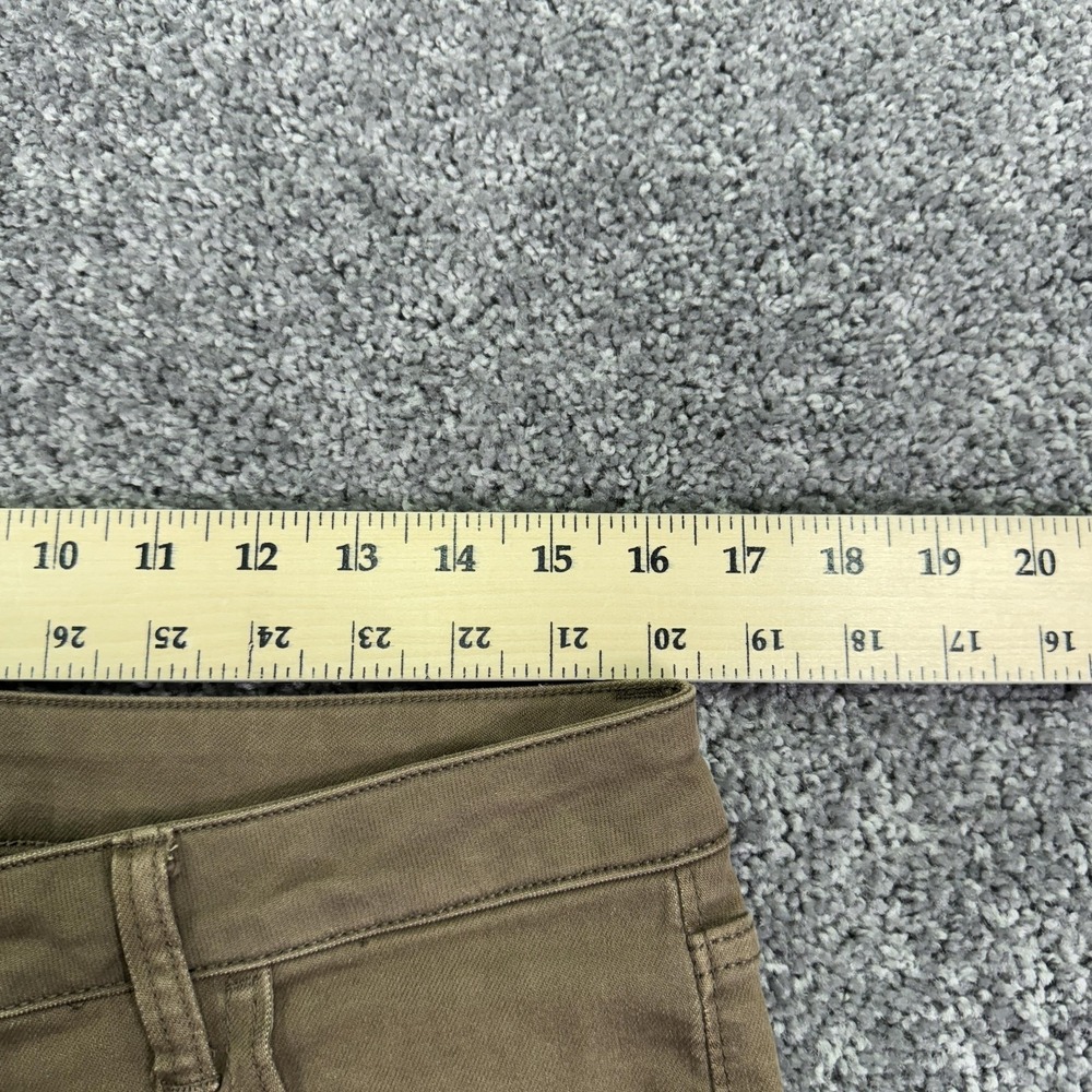 M Jeans By Maurices Jeans Womens 8 Brown Mid Rise Slim Straight Ankle Stretch - Picture 3 of 8